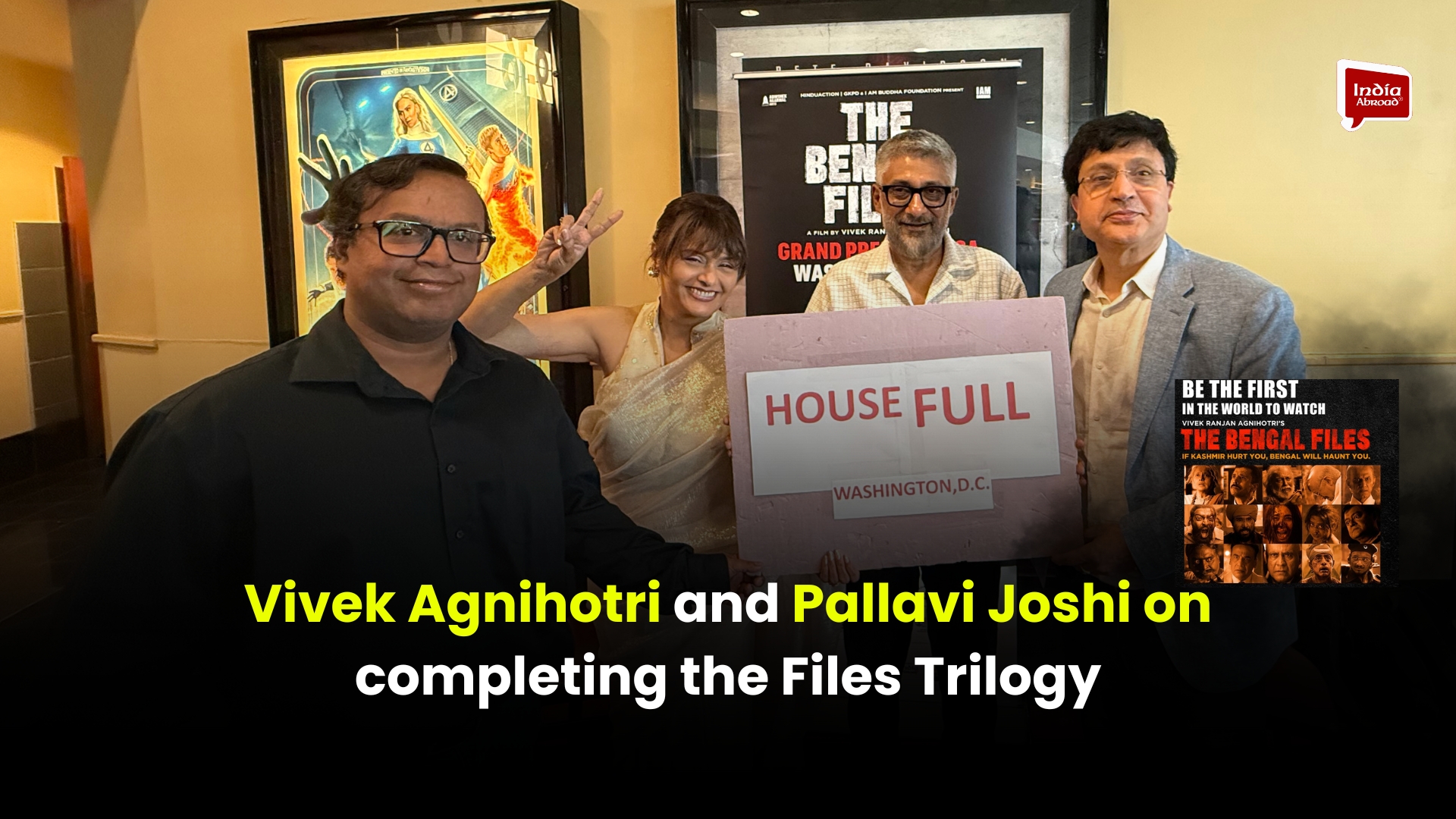 Vivek Agnihotri and Pallavi Joshi on completing the Files Trilogy